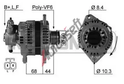 ERA Alternátor ERA 210322A, 210322A ERA Alternátor ERA 210322A, 210322A