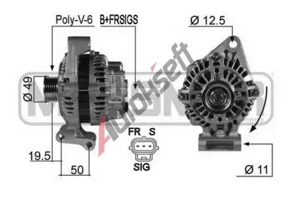 ERA Alternátor ERA 210367A, 210367A ERA Alternátor ERA 210367A, 210367A