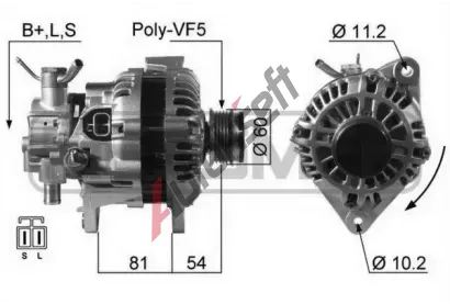 ERA Alternátor ERA 210369A, 210369A ERA Alternátor ERA 210369A, 210369A
