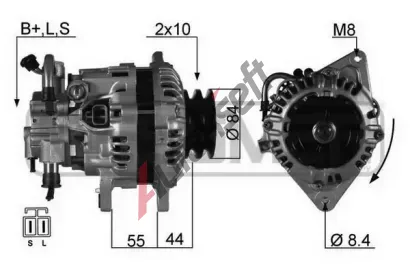 ERA Alternátor ERA 210372A, 210372A ERA Alternátor ERA 210372A, 210372A