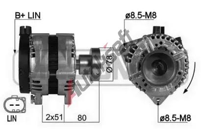 ERA Alternátor ERA 210423A, 210423A ERA Alternátor ERA 210423A, 210423A