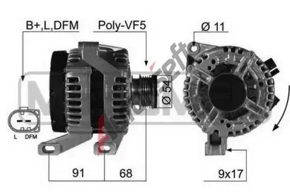 ERA Alterntor ERA 210424A, 210424A
