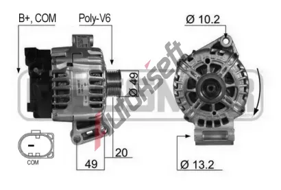 ERA Alterntor ERA 210430A, 210430A