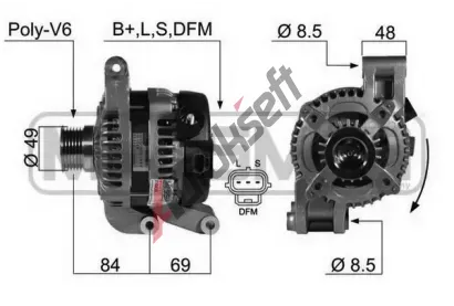 ERA Alterntor ERA 210438A, 210438A