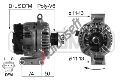 ERA Alternátor ERA 210443A, 210443A ERA Alternátor ERA 210443A, 210443A
