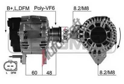ERA Alternátor ERA 210497A, 210497A ERA Alternátor ERA 210497A, 210497A