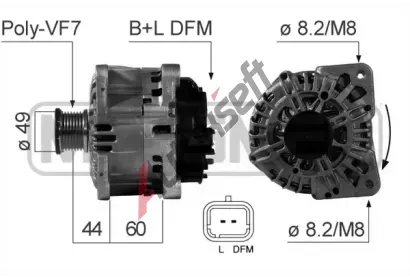 ERA Alternátor ERA 210509A, 210509A ERA Alternátor ERA 210509A, 210509A