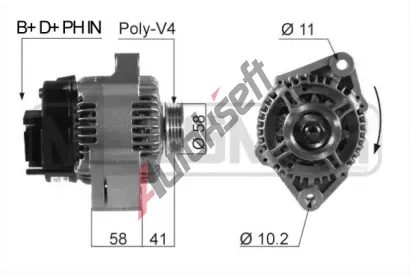 ERA Altern�tor ERA 210529A, 210529A