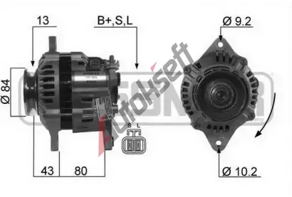 ERA Alternátor ERA 210532A, 210532A ERA Alternátor ERA 210532A, 210532A
