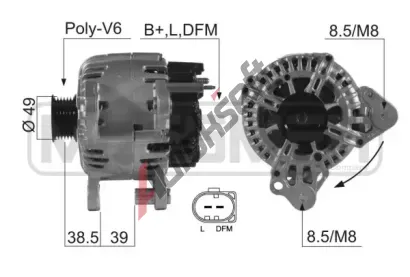 ERA Altern�tor ERA 210544A, 210544A