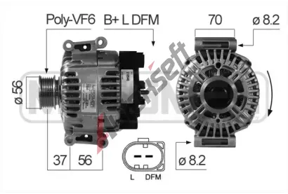 ERA Alterntor ERA 210546, 210546