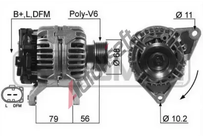 ERA Altern�tor ERA 210572A, 210572A