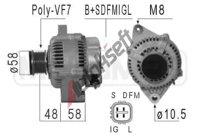 ERA Alterntor ERA 210577A, 210577A