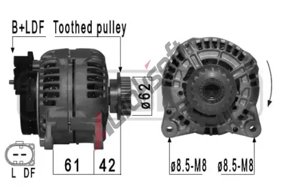 ERA Altern�tor ERA 210581A, 210581A