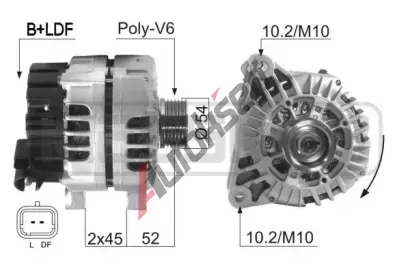 ERA Alterntor ERA 210604A, 210604A