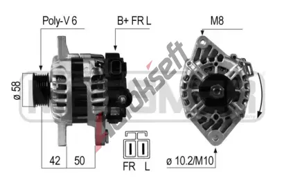 ERA Altern�tor ERA 210649A, 210649A