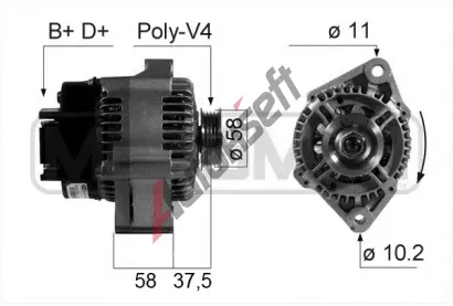 ERA Alterntor ERA 210667A, 210667A