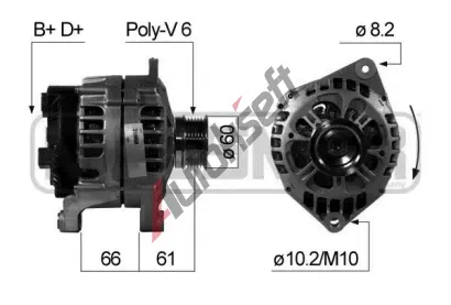 ERA Alternátor ERA 210668A, 210668A ERA Alternátor ERA 210668A, 210668A