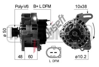 ERA Alternátor ERA 210671A, 210671A ERA Alternátor ERA 210671A, 210671A