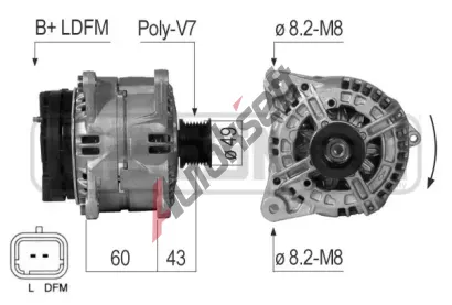 ERA Altern�tor ERA 210719A, 210719A