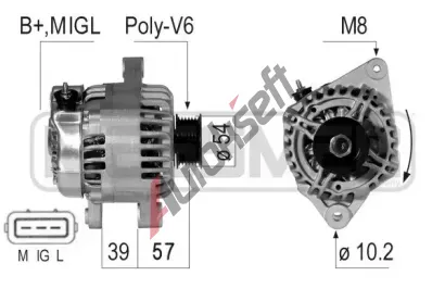 ERA Alterntor ERA 210727A, 210727A