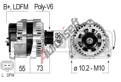 ERA Altern�tor ERA 210827A, 210827A