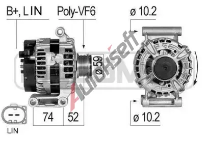 ERA Alterntor ERA 210835A, 210835A