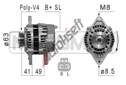ERA Alterntor ERA 210837A, 210837A