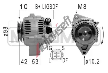 ERA Alternátor ERA 210846A, 210846A ERA Alternátor ERA 210846A, 210846A