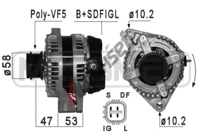 ERA Alterntor ERA 210859A, 210859A
