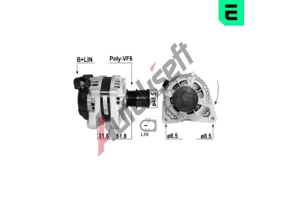 ERA Alternátor ERA 210874A, 210874A ERA Alternátor ERA 210874A, 210874A