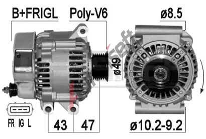 ERA Alterntor ERA 210895A, 210895A