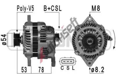 ERA Alterntor ERA 210955A, 210955A