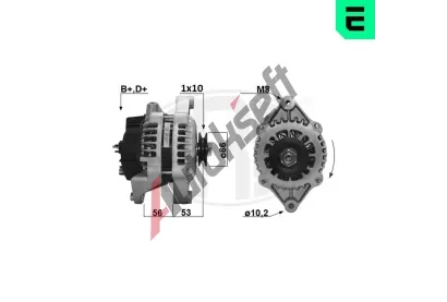 ERA Alternátor ERA 211001A, 211001A ERA Alternátor ERA 211001A, 211001A