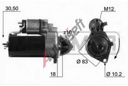 ERA Startér ERA 220132A, 220132A ERA Startér ERA 220132A, 220132A