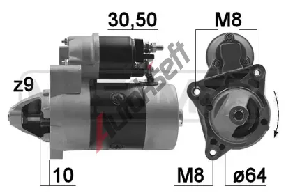 ERA Startér ERA 220166A, 220166A ERA Startér ERA 220166A, 220166A