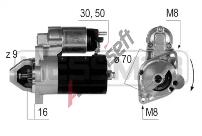 ERA Startér ERA 220214A, 220214A ERA Startér ERA 220214A, 220214A