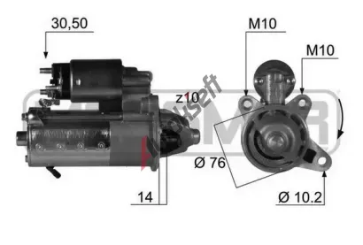 ERA Startér ERA 220414A, 220414A ERA Startér ERA 220414A, 220414A