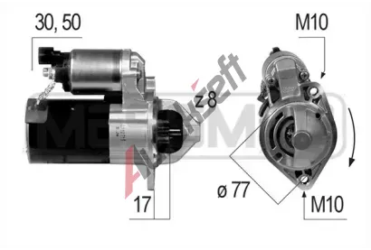 ERA Startér ERA 220543, 220543 ERA Startér ERA 220543, 220543