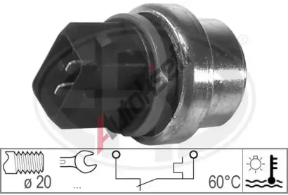 ERA Senzor teploty chladicí kapaliny ERA 330162, 330162 ERA Senzor teploty chladicí kapaliny ERA 330162, 330162