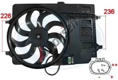 ERA Vtrk chlazen motoru ERA 352016, 352016