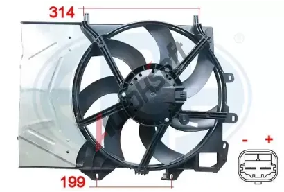ERA Vtrk chlazen motoru ERA 352043, 352043