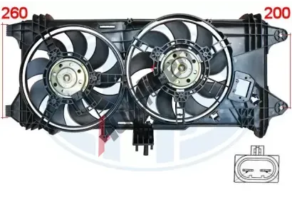 ERA Vtrk chlazen motoru ERA 352073, 352073