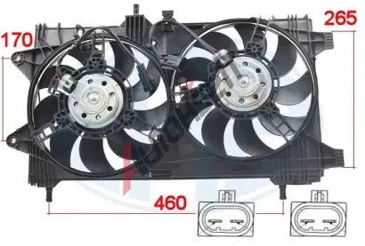 ERA Vtrk chlazen motoru ERA 352076, 352076