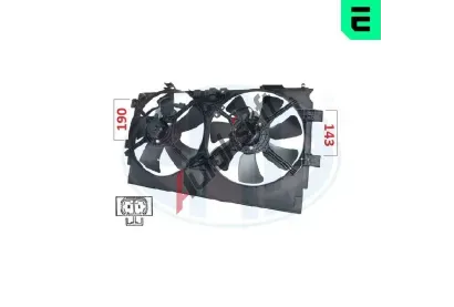 ERA Větrák chlazení motoru ERA 352099, 352099 ERA Větrák chlazení motoru ERA 352099, 352099