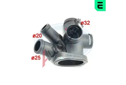 ERA Příruba chladiva ERA 354075, 354075 ERA Příruba chladiva ERA 354075, 354075