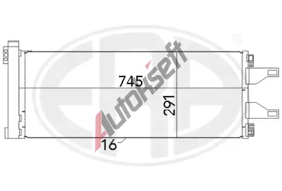ERA Kondenztor klimatizace ERA 667023, 667023