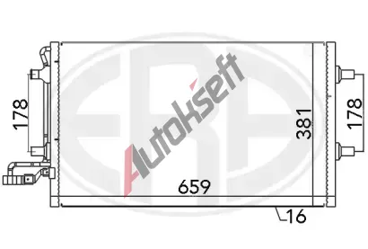 ERA Kondenztor klimatizace ERA 667027, 667027