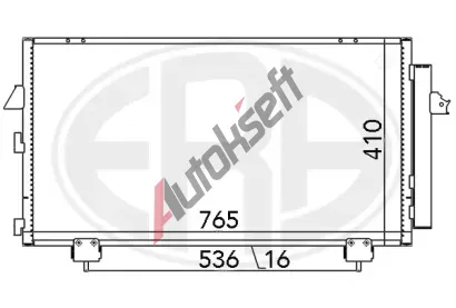 ERA Kondenz�tor klimatizace ERA 667036, 667036