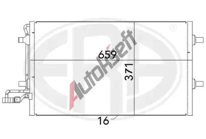 ERA Kondenztor klimatizace ERA 667040, 667040